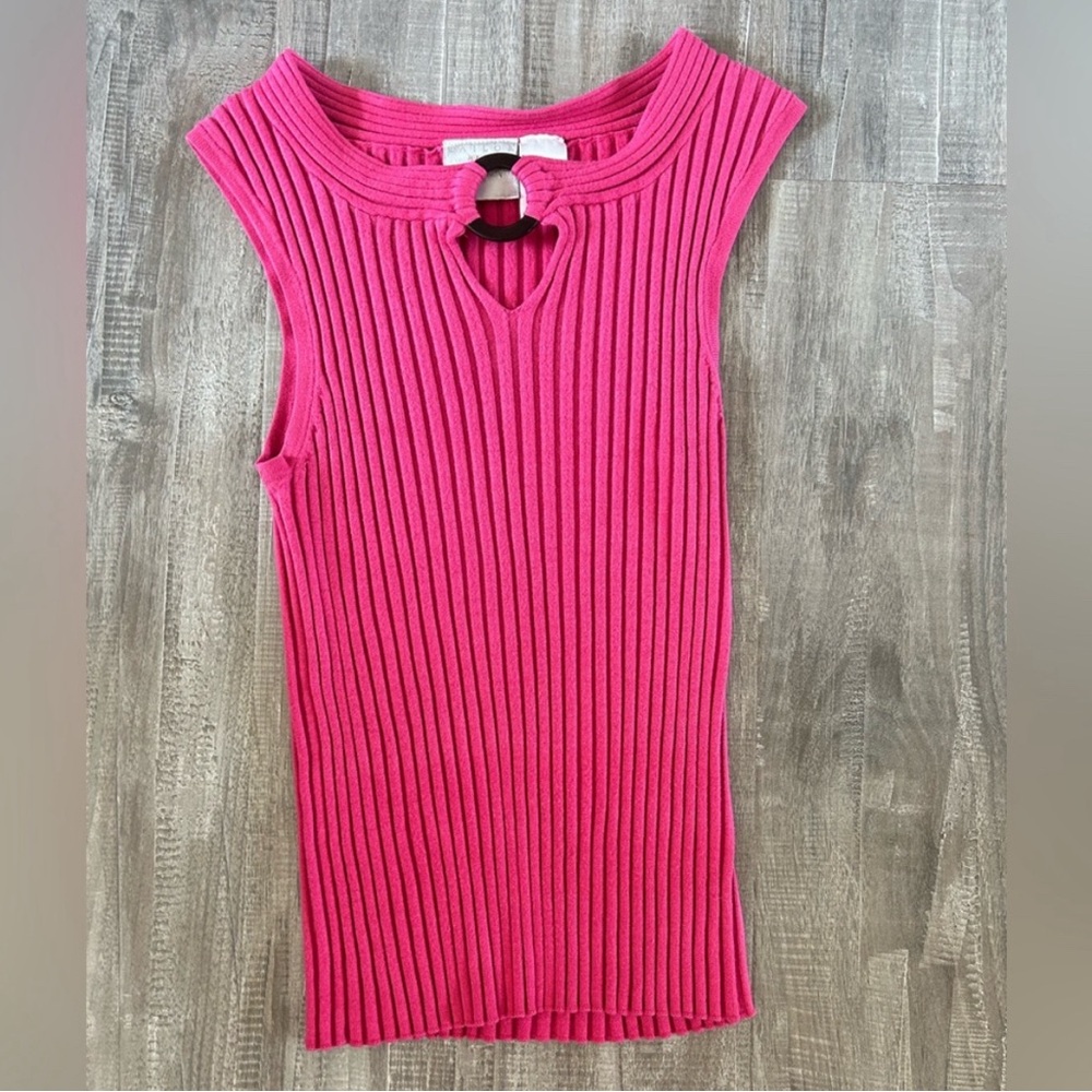 Vintage Ring Detail Ribbed Tank